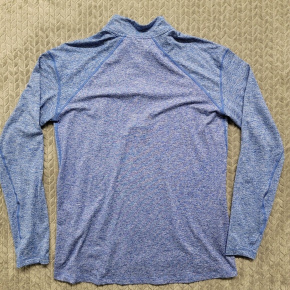 Nike Element Running Long Sleeve Half Zip Pullover Men's Large Blue Thumbholes - Picture 10 of 11